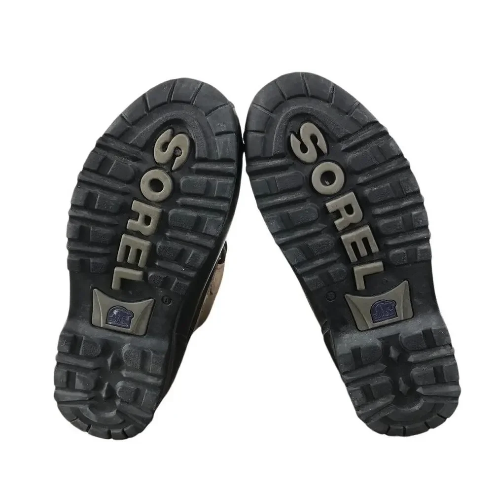 SOREL Kananaskis Winter Boots Women Sz 8 Beige/Black Wool Insole Snow Outdoor - Picture 12 of 14